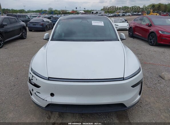 7SAYGDEE6TF354558 2026 TESLA MODEL Y White Առջևի վահանակի տեսք