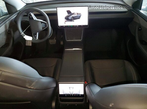 7SAYGDEE6TF358979 2026 TESLA MODEL Gray Вид панелі приладів