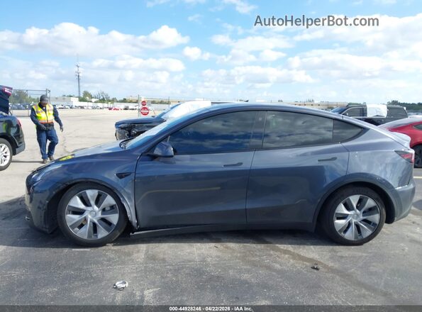 7SAYGDEE7PA110646 2023 TESLA MODEL Y Серый Вид задней части салона