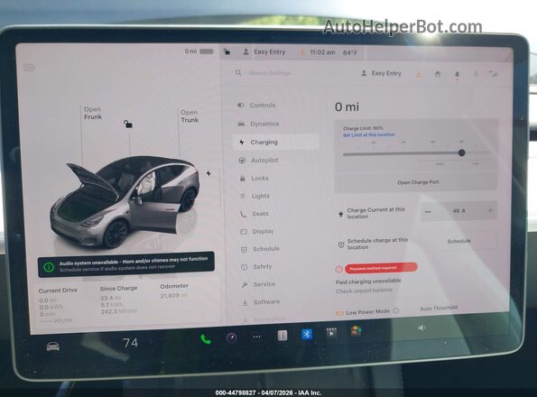 7SAYGDEE7RA252823 2024 TESLA MODEL Y Blue 