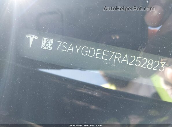 7SAYGDEE7RA252823 2024 TESLA MODEL Y Blue Շարժիչի բաժամունքի տեսք