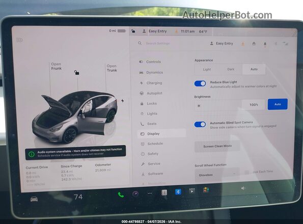 7SAYGDEE7RA252823 2024 TESLA MODEL Y Blue 