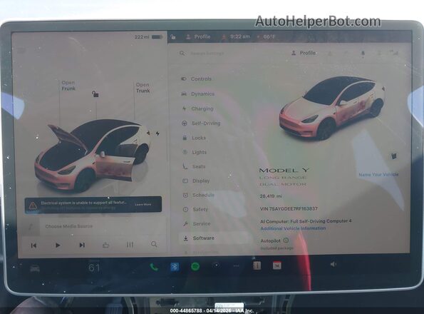 7SAYGDEE7RF163837 2024 TESLA MODEL Y Gray 
