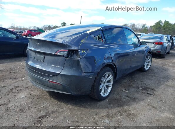 7SAYGDEE8NF368626 2022 TESLA MODEL Y Black უკანა მარჯვენა