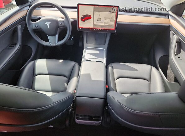 7SAYGDEE8NF560726 2022 TESLA MODEL Red წინა პანელის ხედი