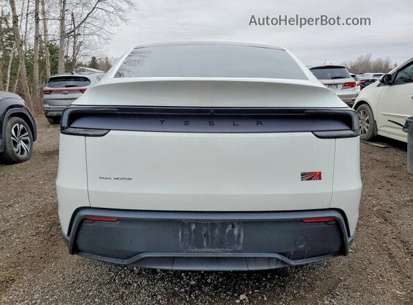 7SAYGDEE8TF323411 2026 TESLA MODEL White უკანა ხედი