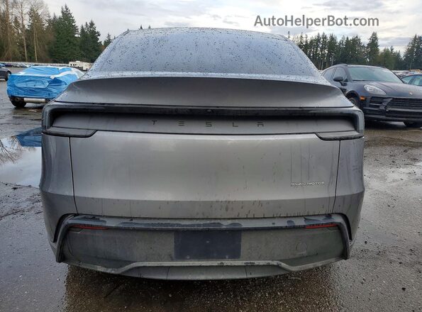7SAYGDEE8TF426702 2026 TESLA MODEL Серебряный Вид сзади
