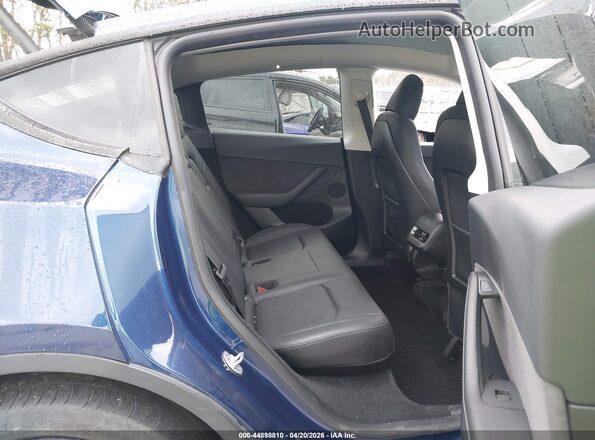 7SAYGDEE9PF766981 2023 TESLA MODEL Y Dark Blue Vista de la etiqueta del VIN