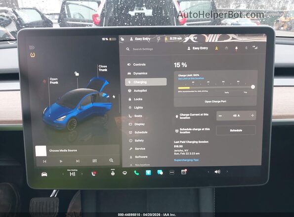 7SAYGDEE9PF766981 2023 TESLA MODEL Y Dark Blue 