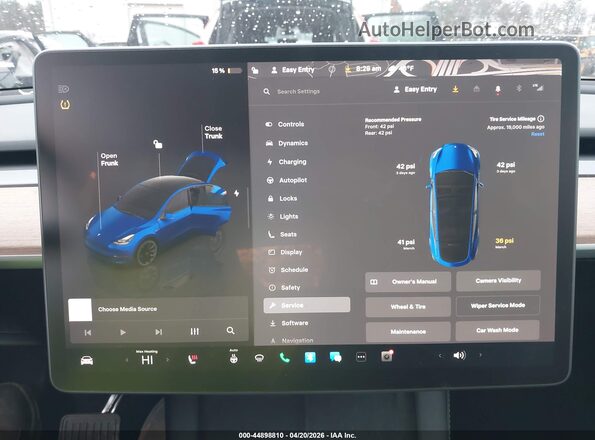 7SAYGDEE9PF766981 2023 TESLA MODEL Y Dark Blue 