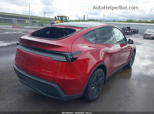 7SAYGDEE9TA457860 2026 TESLA MODEL Y Красный Задняя правая четверть