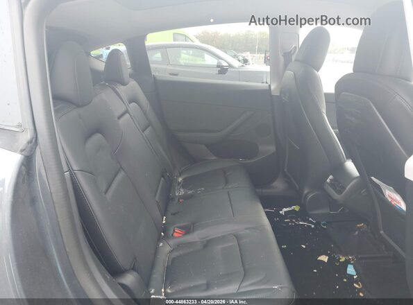 7SAYGDEF2NF537029 2022 TESLA MODEL Y Серый Вид наклейки с VIN-кодом