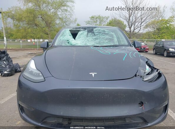 7SAYGDEF2NF537029 2022 TESLA MODEL Y Серый Вид щитка приборов