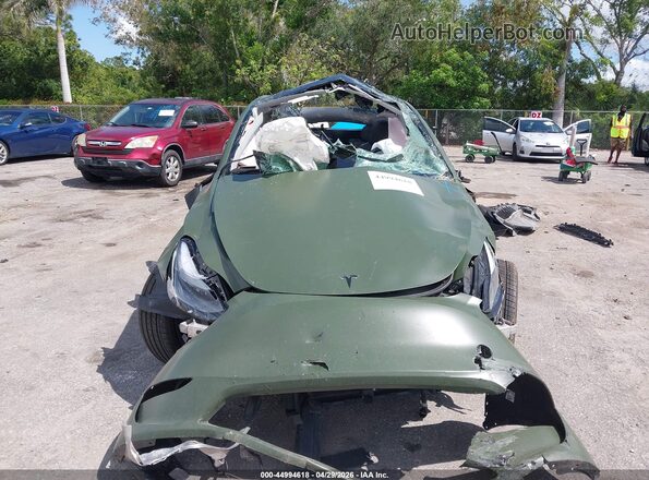 7SAYGDEF3RA311889 2024 TESLA MODEL Y Зеленый Вид щитка приборов