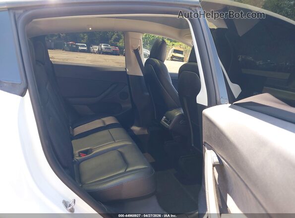 7SAYGDEF4NF468800 2022 TESLA MODEL Y White Вид наклейки з VIN-кодом