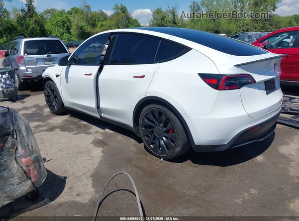 7SAYGDEF4NF468800 2022 TESLA MODEL Y White Задня ліва чверть