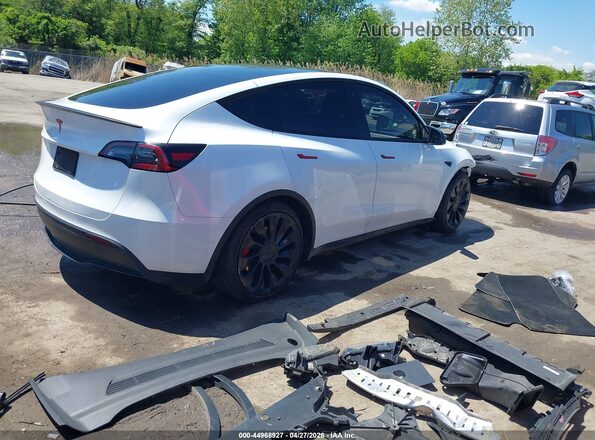 7SAYGDEF4NF468800 2022 TESLA MODEL Y White Задня права чверть