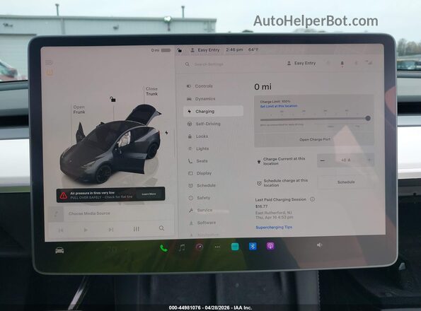 7SAYGDEF4PF647213 2023 TESLA MODEL Y Gray 