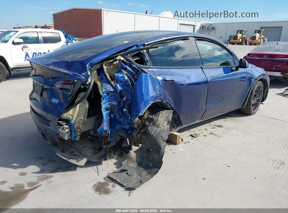 7SAYGDEF5NF505711 2022 TESLA MODEL Y Синий Задняя правая четверть