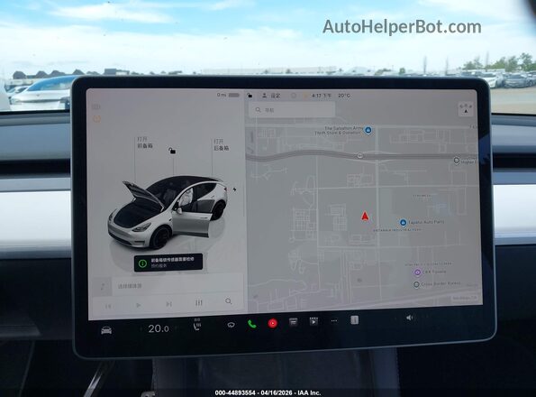 7SAYGDEF5PF850093 2023 TESLA MODEL Y Белый 