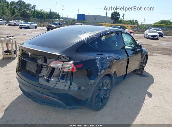 7SAYGDEF6NF505359 2022 TESLA MODEL Y Black Rear right