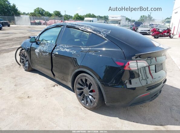 7SAYGDEF6NF505359 2022 TESLA MODEL Y Black Rear left
