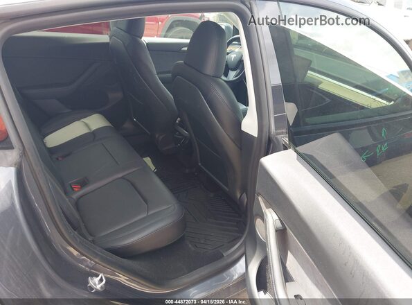 7SAYGDEF6PF697756 2023 TESLA MODEL Y Gray Widok naklejki z numerem VIN