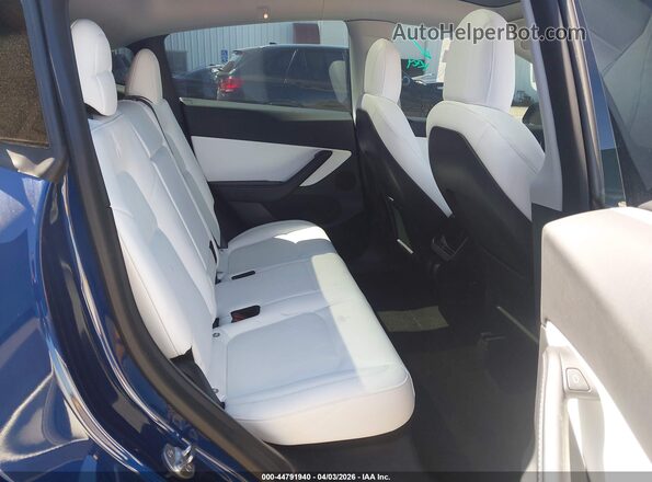 7SAYGDEF7NF326022 2022 TESLA MODEL Y Синий Вид наклейки с VIN-кодом