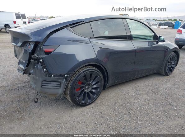 7SAYGDEF7NF368173 2022 TESLA MODEL Y Серый Задняя правая четверть