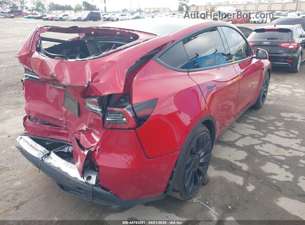7SAYGDEF9NF410567 2022 TESLA MODEL Y Red Trasero derecho