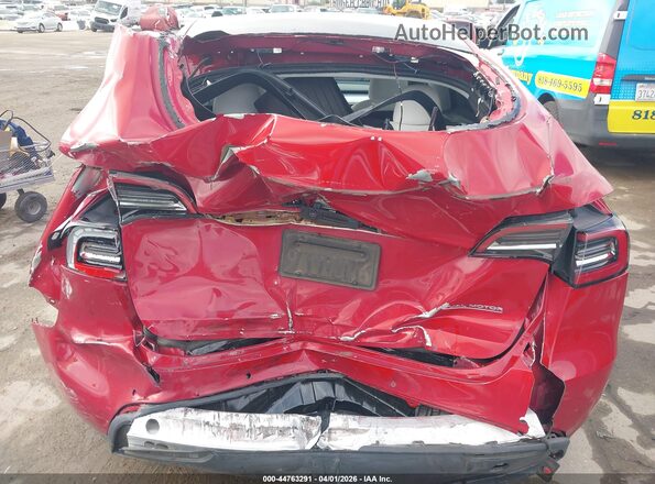 7SAYGDEF9NF410567 2022 TESLA MODEL Y Red Vista frontal