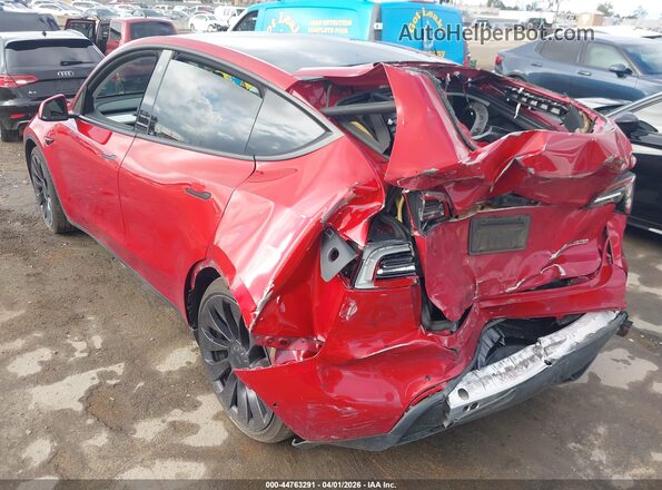 7SAYGDEF9NF410567 2022 TESLA MODEL Y Red Trasero izquierdo