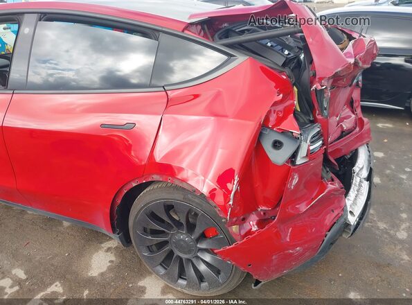 7SAYGDEF9NF410567 2022 TESLA MODEL Y Red 