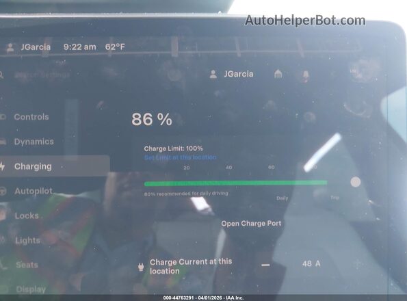 7SAYGDEF9NF410567 2022 TESLA MODEL Y Red 