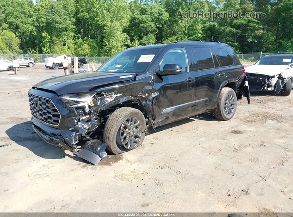 7SVAAABA1TX090774 2026 TOYOTA SEQUOIA Black Vista tres cuartos delantera izquierda