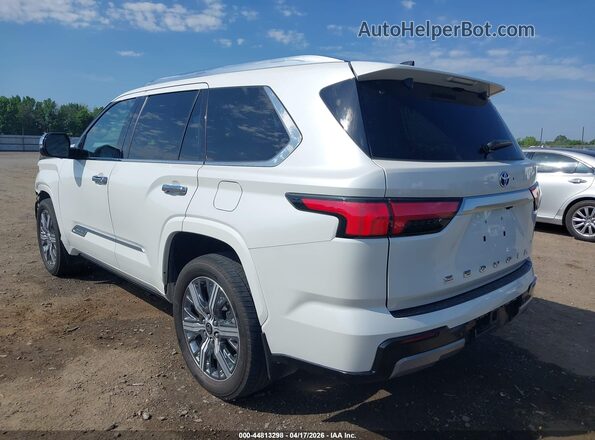 7SVAAABA2PX008010 2023 TOYOTA SEQUOIA Белый Задняя левая четверть