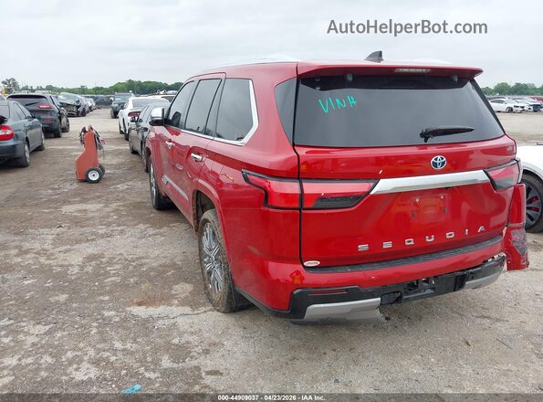 7SVAAABA3RX021867 2024 TOYOTA SEQUOIA Red უკანა მარცხენა