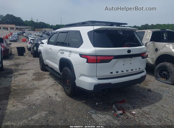 7SVAAABA4RX044848 2024 TOYOTA SEQUOIA White Trasero izquierdo