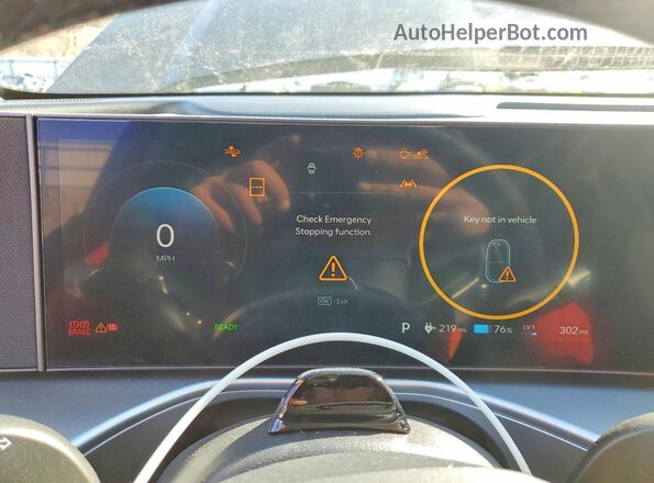 7YAMWFS52TY001922 2026 HYUNDAI IONIQ Black Вид щитка приладів