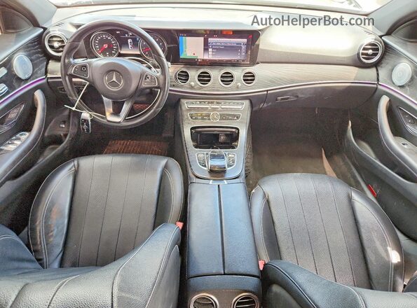WDDZF4KBXJA386066 2018 MERCEDES-BENZ E Black Вид щитка приладів