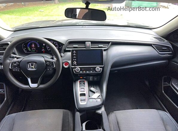 19XZE4F50ME004257 2021 HONDA INSIGHT Gray Vista de los asientos traseros