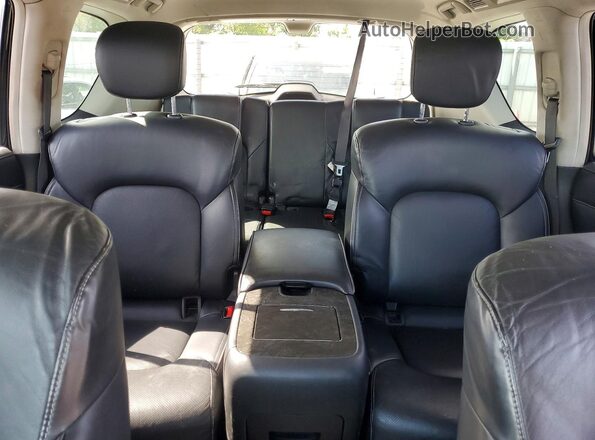 JN8AZ2AF6M9715797 2021 INFINITI QX80 Black Вид задньої частини салону