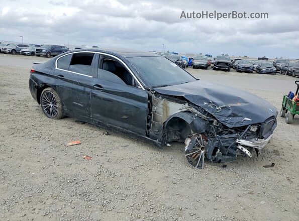 WBA13AG07NCK52211 2022 BMW 5 SERIES Black Вид спереду