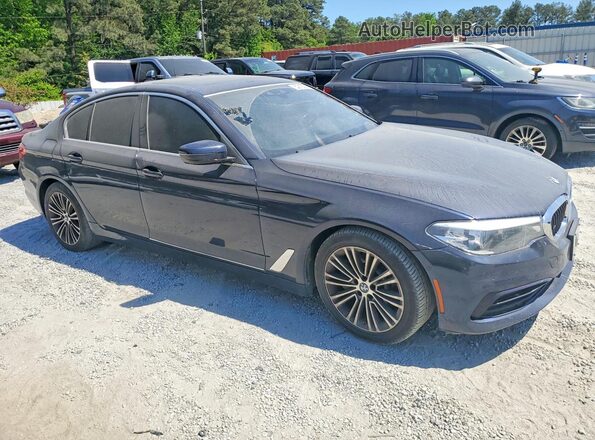 WBAJA5C50KWW38641 2019 BMW 5 SERIES Blue Front view