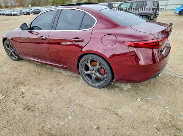 ZARFAEBN5H7558383 2017 ALFA ROMEO GIULIA Бордовый 