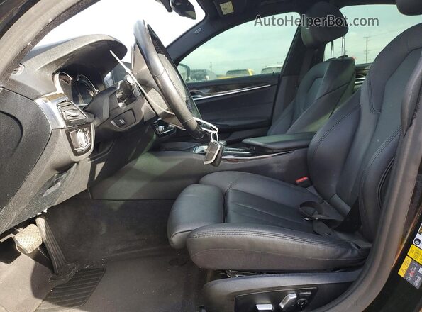 WBAJA9C52KB399446 2019 BMW 5 SERIES Черный Вид панели приборов