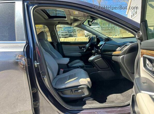 7FARW1H89JE036931 2018 HONDA CR-V Black Widok deski rozdzielczej