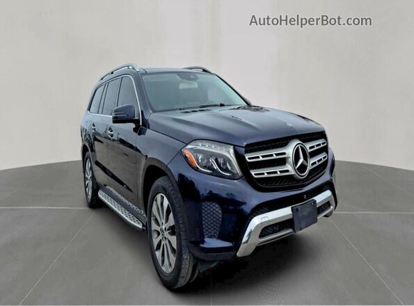 4JGDF6EE5JB124726 2018 MERCEDES-BENZ GLS Blue Rear left