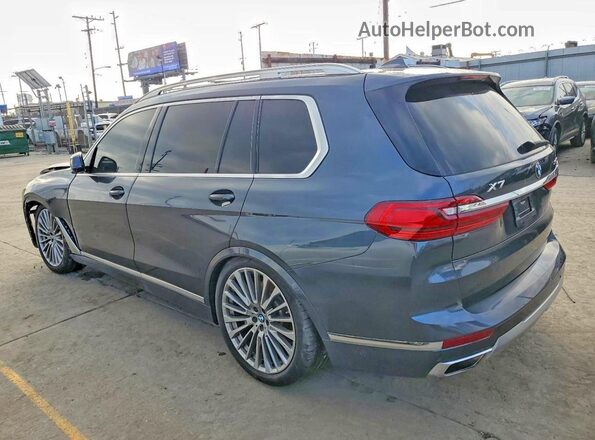 5UXCX4C59KLB39991 2019 BMW X7 Синий Задняя правая четверть