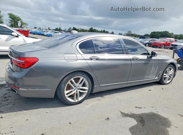 WBA7F2C57GGE12319 2016 BMW 7 SERIES Gray Առջևի աջ
